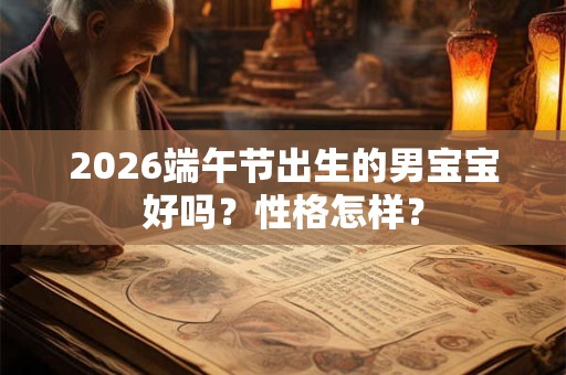 2026端午节出生的男宝宝好吗？性格怎样？