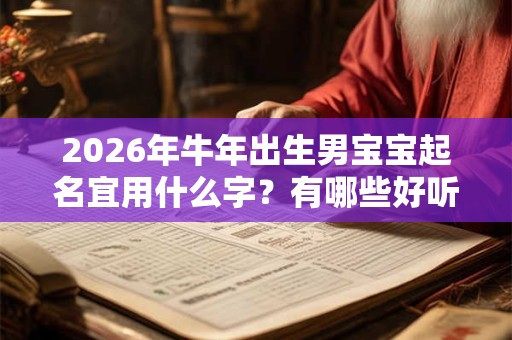 2026年牛年出生男宝宝起名宜用什么字？有哪些好听名字？