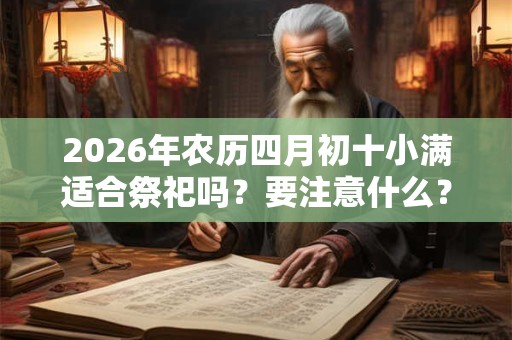 2026年农历四月初十小满适合祭祀吗?要注意什么? 2026年农历四月初十小满适合祭祀吗?要注意什么?