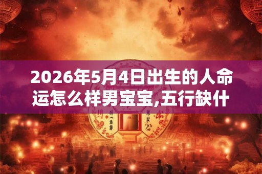2026年5月4日出生的人命运怎么样男宝宝,五行缺什么