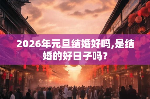 2026年元旦结婚好吗,是结婚的好日子吗? 2026年元旦结婚好吗,是结婚的好日子吗?