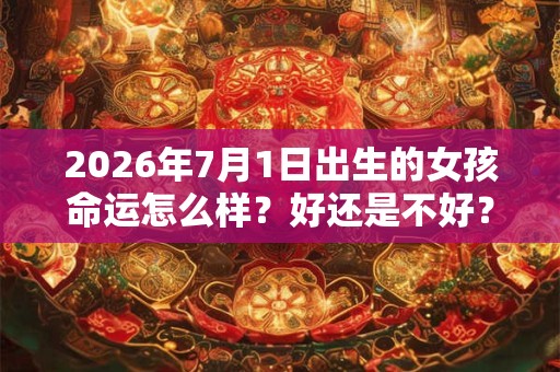 2026年7月1日出生的女孩命运怎么样?好还是不好? 2026年7月1日出生的女孩命运怎么样?好还是不好?