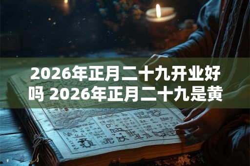 2026年正月二十九开业好吗 2026年正月二十九是黄道吉日吗