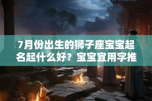 7月份出生的狮子座宝宝起名起什么好?宝宝宜用字推荐 7月份出生的狮子座宝宝起名起什么好?宝宝宜用字推荐