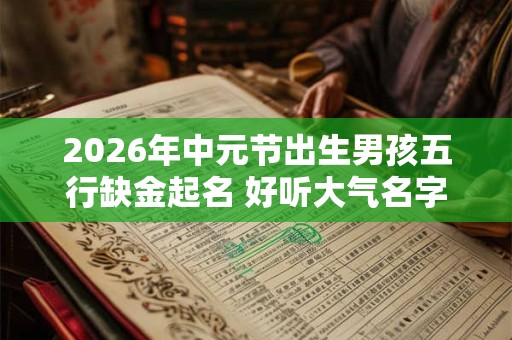 2026年中元节出生男孩五行缺金起名 好听大气名字推荐