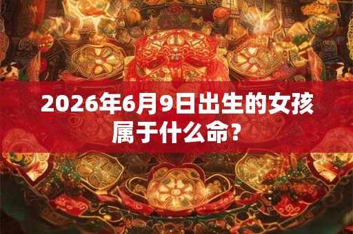 2026年6月9日出生的女孩属于什么命？