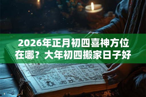 2026年正月初四喜神方位在哪？大年初四搬家日子好不好？