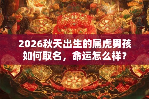 2026秋天出生的属虎男孩如何取名，命运怎么样？