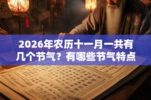 2026年农历十一月一共有几个节气？有哪些节气特点？
