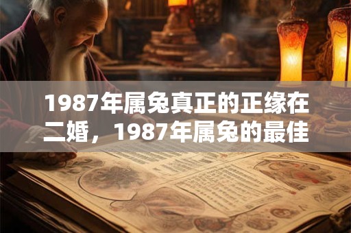 1987年属兔真正的正缘在二婚，1987年属兔的最佳配偶