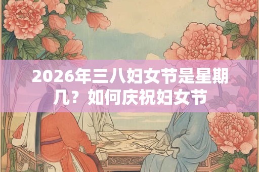 2026年三八妇女节是星期几？如何庆祝妇女节