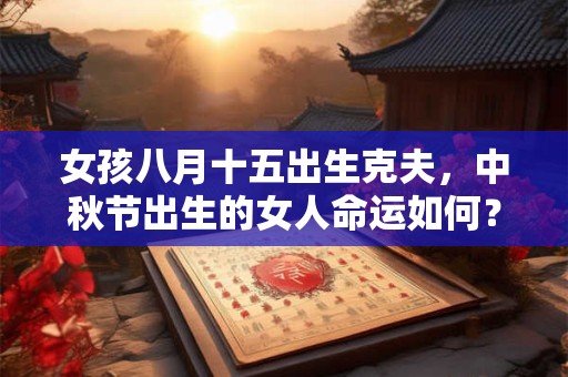 女孩八月十五出生克夫，中秋节出生的女人命运如何？