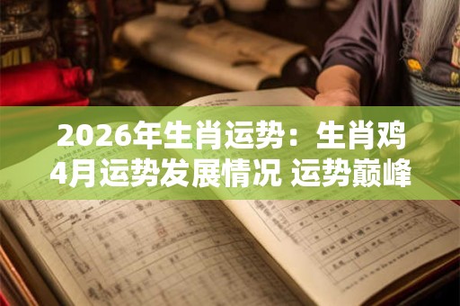 2026年生肖运势：生肖鸡4月运势发展情况 运势巅峰勇往直前