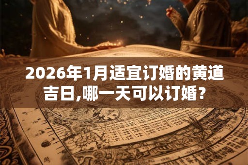 2026年1月适宜订婚的黄道吉日,哪一天可以订婚？