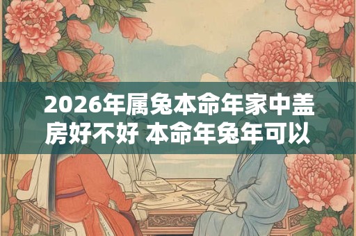 2026年属兔本命年家中盖房好不好 本命年兔年可以建房吗 2026年属兔本命年家中盖房好不好 本命年兔年可以建房吗