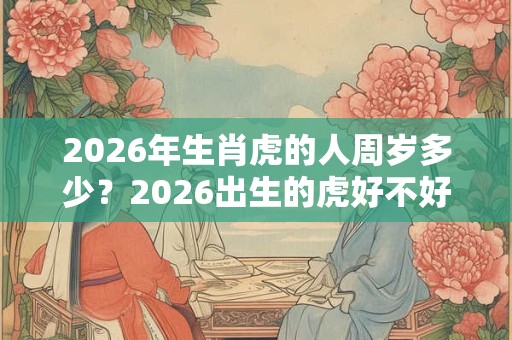 2026年生肖虎的人周岁多少？2026出生的虎好不好