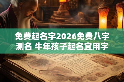 免费起名字2026免费八字测名 牛年孩子起名宜用字