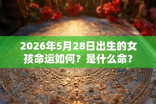 2026年5月28日出生的女孩命运如何?是什么命? 2026年5月28日出生的女孩命运如何?是什么命?
