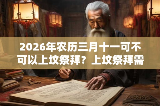 2026年农历三月十一可不可以上坟祭拜？上坟祭拜需要准备哪些东西？