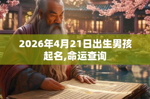 2026年4月21日出生男孩起名,命运查询