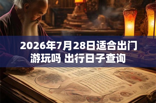 2026年7月28日适合出门游玩吗 出行日子查询 2026年7月28日适合出门游玩吗 出行日子查询