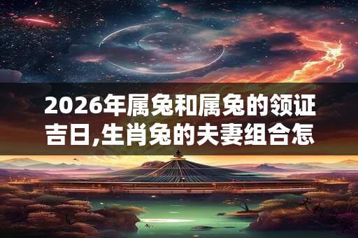 2026年属兔和属兔的领证吉日,生肖兔的夫妻组合怎么样
