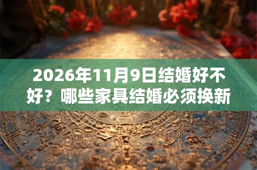 2026年11月9日结婚好不好？哪些家具结婚必须换新的？