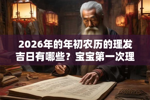 2026年的年初农历的理发吉日有哪些？宝宝第一次理发有什么讲究