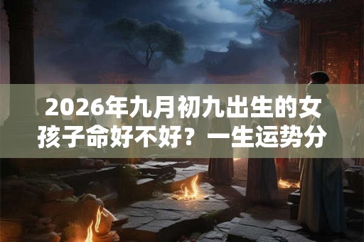 2026年九月初九出生的女孩子命好不好？一生运势分析