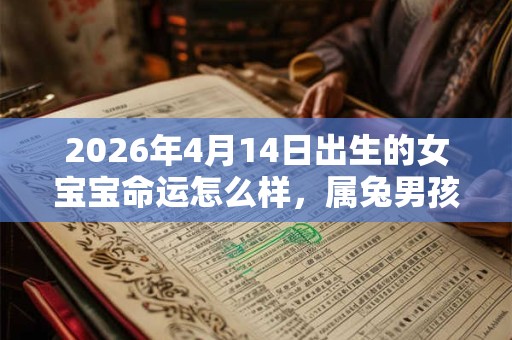2026年4月14日出生的女宝宝命运怎么样,属兔男孩八字五行命运 2026年4月14日出生的女宝宝命运怎么样,属兔男孩八字五行命运