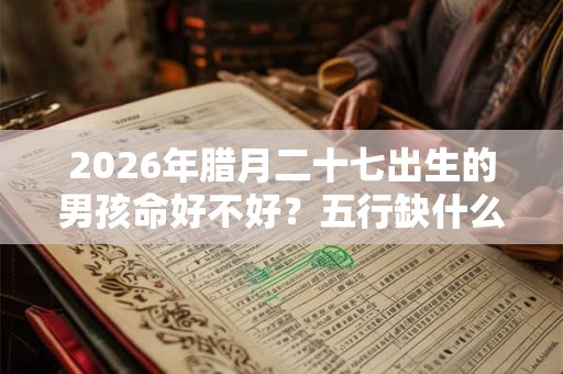 2026年腊月二十七出生的男孩命好不好？五行缺什么