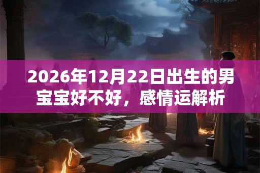 2026年12月22日出生的男宝宝好不好，感情运解析