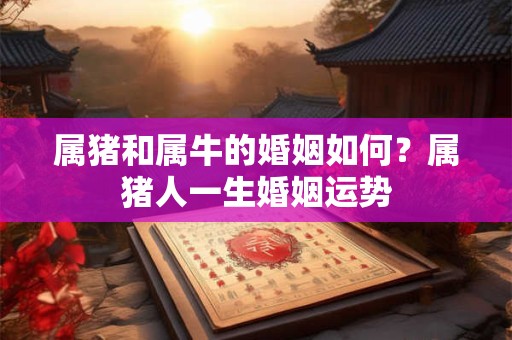 属猪和属牛的婚姻如何？属猪人一生婚姻运势