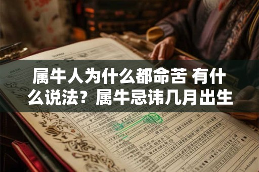 属牛人为什么都命苦 有什么说法？属牛忌讳几月出生？