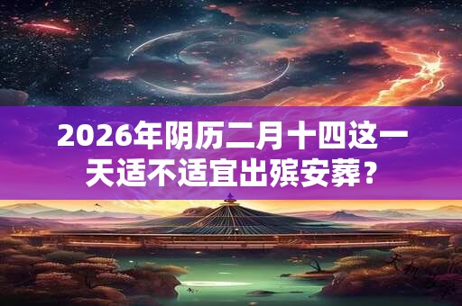 2026年阴历二月十四这一天适不适宜出殡安葬? 2026年阴历二月十四这一天适不适宜出殡安葬?