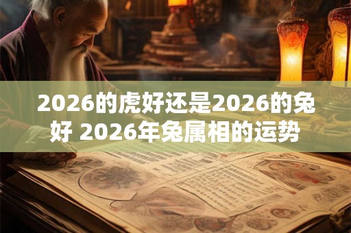 2026的虎好还是2026的兔好 2026年兔属相的运势