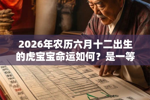 2026年农历六月十二出生的虎宝宝命运如何?是一等命吗? 2026年农历六月十二出生的虎宝宝命运如何?是一等命吗?