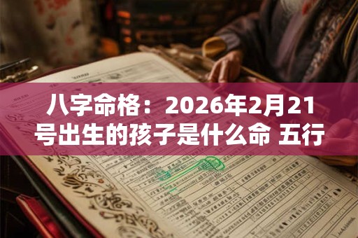 八字命格:2026年2月21号出生的孩子是什么命 五行缺什么 八字命格:2026年2月21号出生的孩子是什么命 五行缺什么