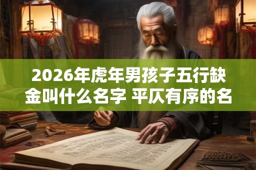 2026年虎年男孩子五行缺金叫什么名字 平仄有序的名字更好 2026年虎年男孩子五行缺金叫什么名字 平仄有序的名字更好