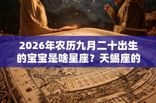 2026年农历九月二十出生的宝宝是啥星座？天蝎座的优缺点