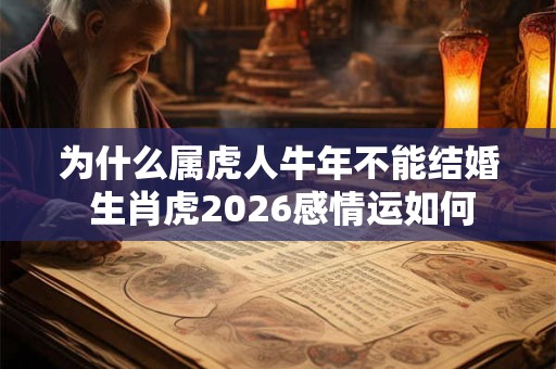 为什么属虎人牛年不能结婚 生肖虎2026感情运如何 为什么属虎人牛年不能结婚 生肖虎2026感情运如何