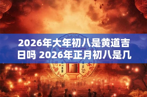 2026年大年初八是黄道吉日吗 2026年正月初八是几月几日