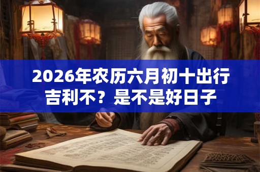 2026年农历六月初十出行吉利不？是不是好日子