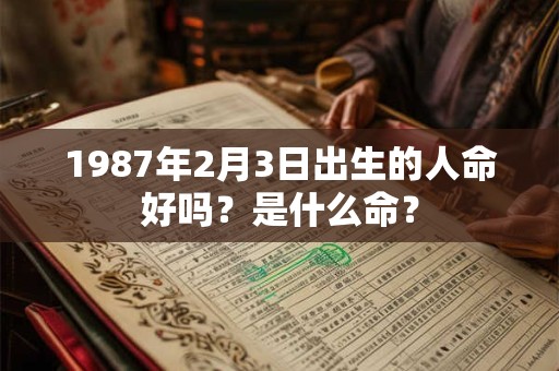 1987年2月3日出生的人命好吗?是什么命? 1987年2月3日出生的人命好吗?是什么命?