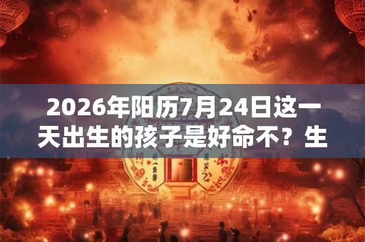 2026年阳历7月24日这一天出生的孩子是好命不？生平运势详解