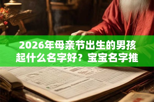 2026年母亲节出生的男孩起什么名字好?宝宝名字推荐 2026年母亲节出生的男孩起什么名字好?宝宝名字推荐