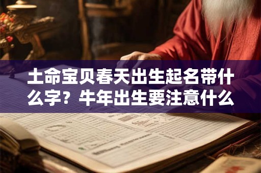 土命宝贝春天出生起名带什么字？牛年出生要注意什么？