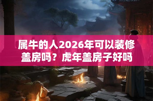 属牛的人2026年可以装修盖房吗？虎年盖房子好吗