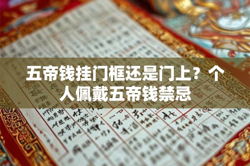 五帝钱挂门框还是门上？个人佩戴五帝钱禁忌