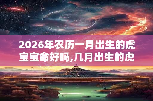 2026年农历一月出生的虎宝宝命好吗,几月出生的虎宝宝命最好？